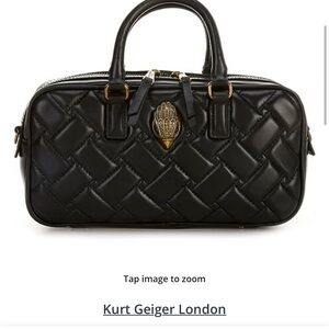Kurt Geiger Black Quilted Bag